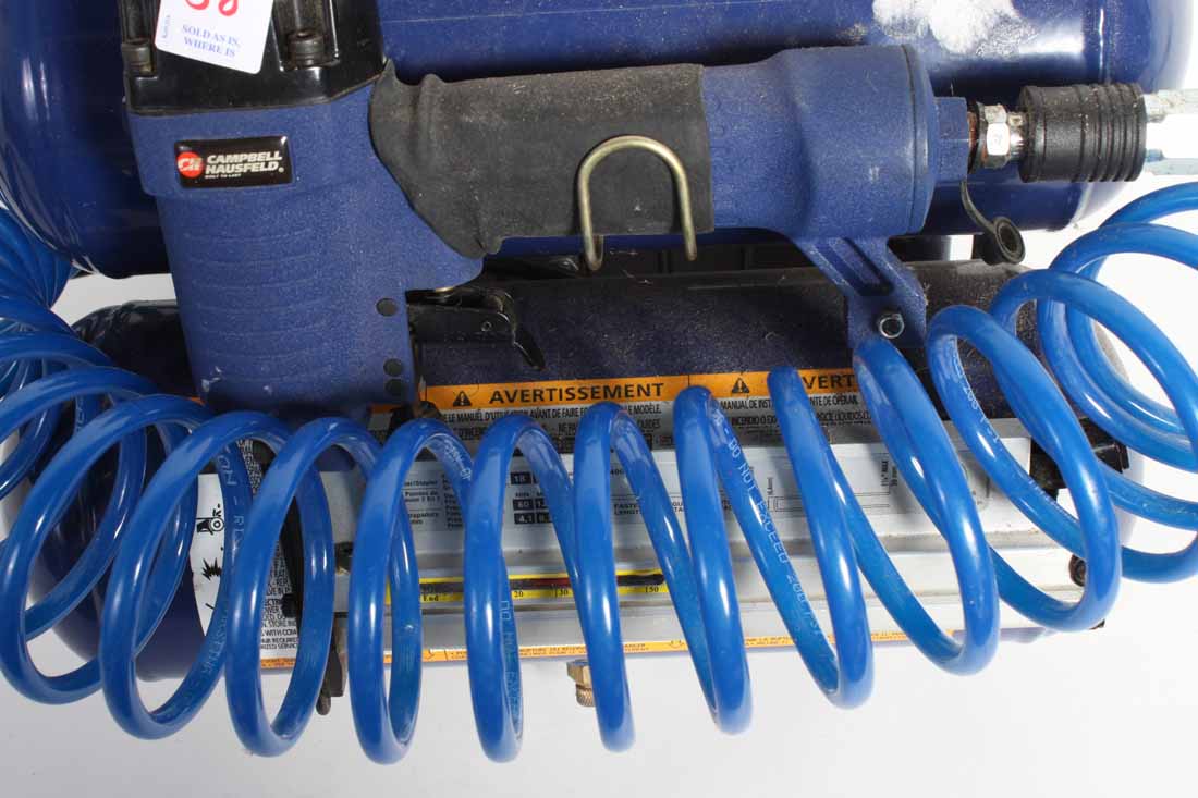 Campbell Hausfeld Air Compressor 2-in-1 Brad Nailer and Stapler