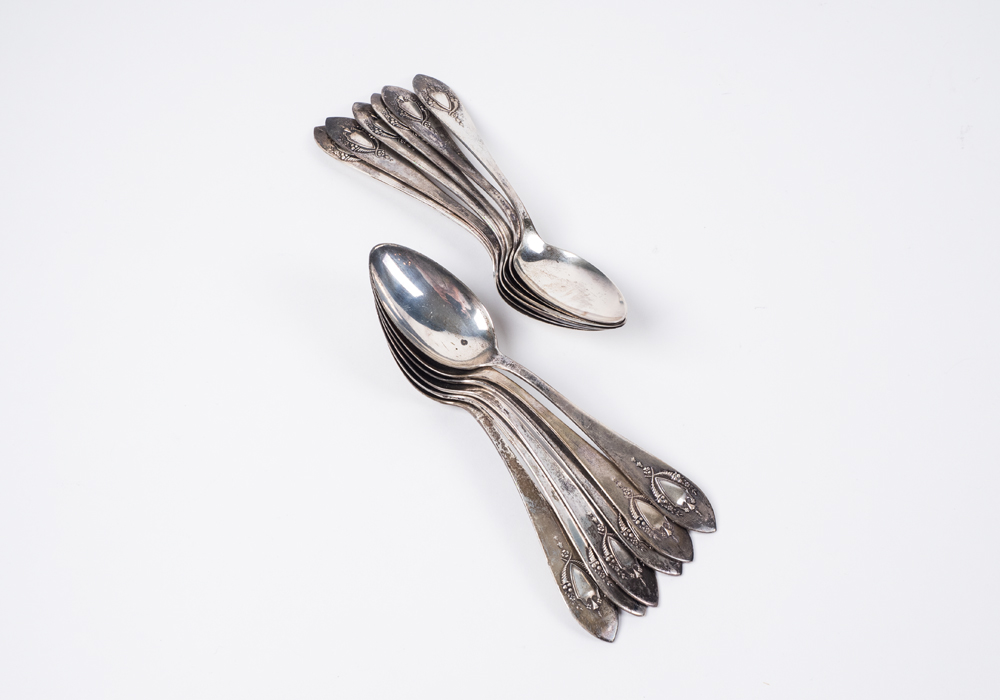 Sterling Silver Lunt E.E. Muller Mount Vernon Flatware