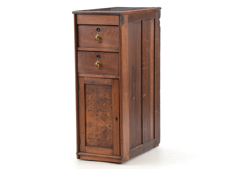 Victorian Walnut Built-In Cabinet