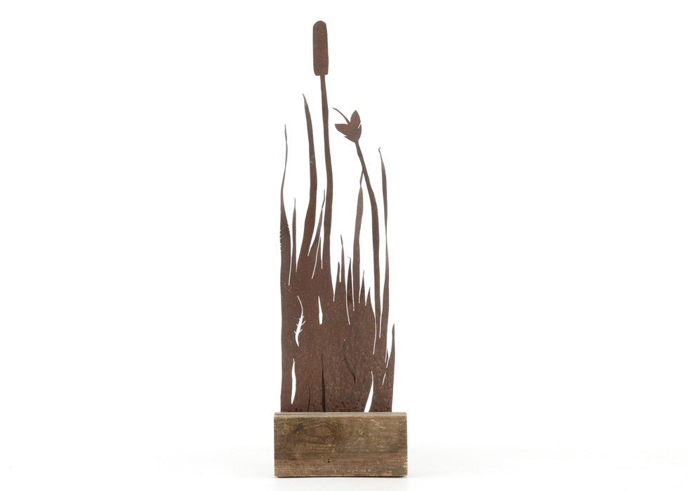 Rustic Field Grasses Sculpture