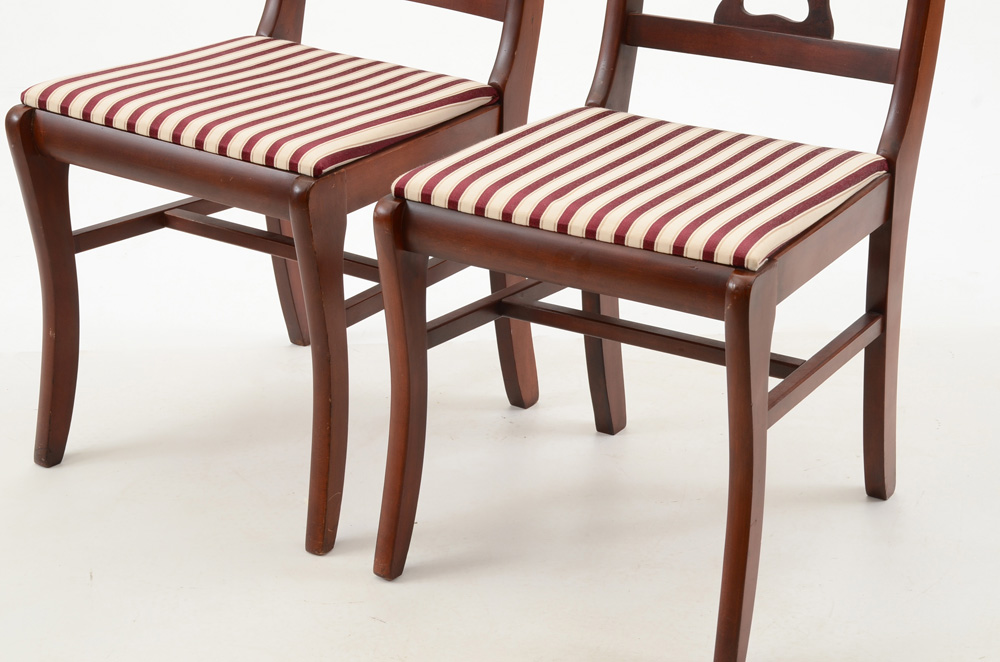 Sheraton Style Lyre Back Chairs