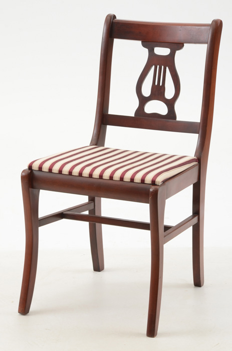 Sheraton Style Lyre Back Chairs