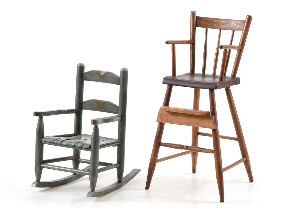 Two Varying Child's Chairs