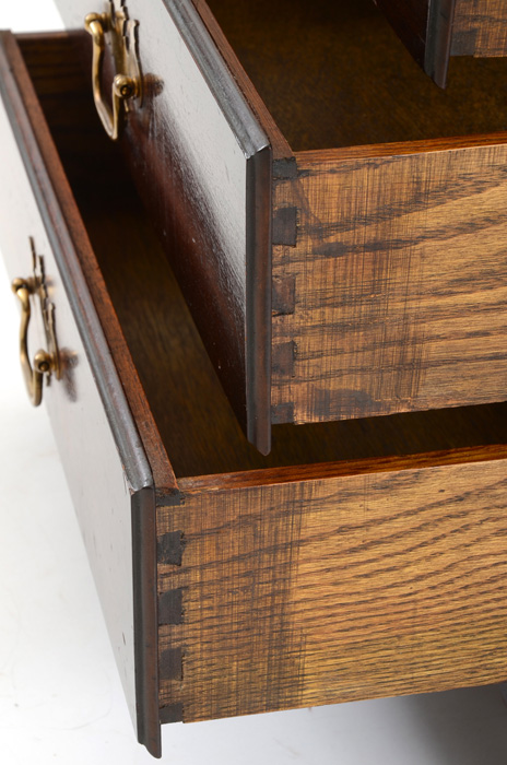 Small Scaled Mahogany Three Drawer Chest