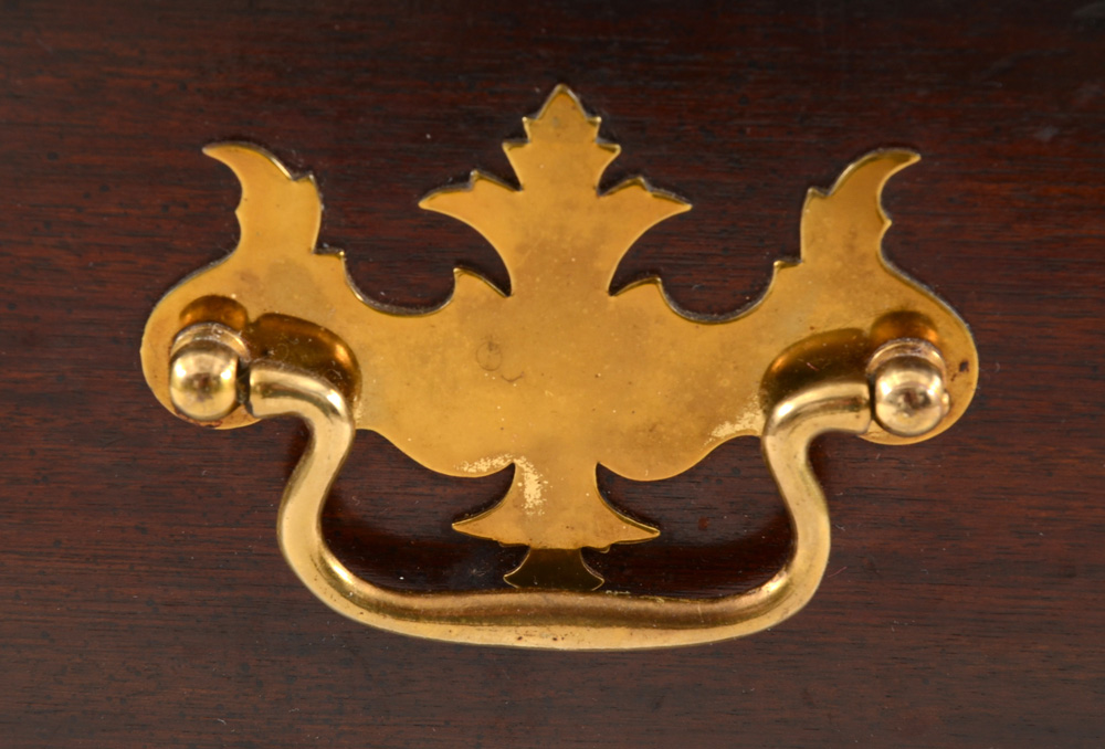 Small Scaled Mahogany Three Drawer Chest