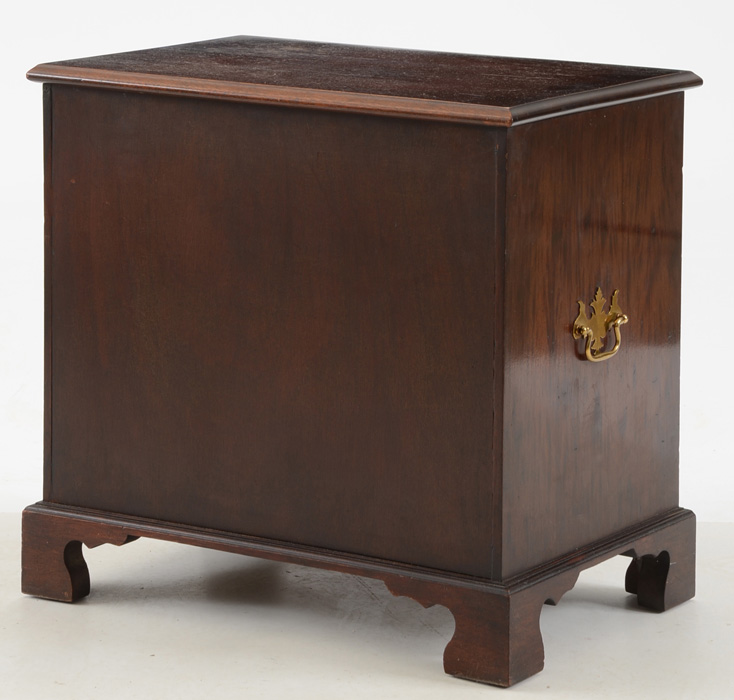 Small Scaled Mahogany Three Drawer Chest