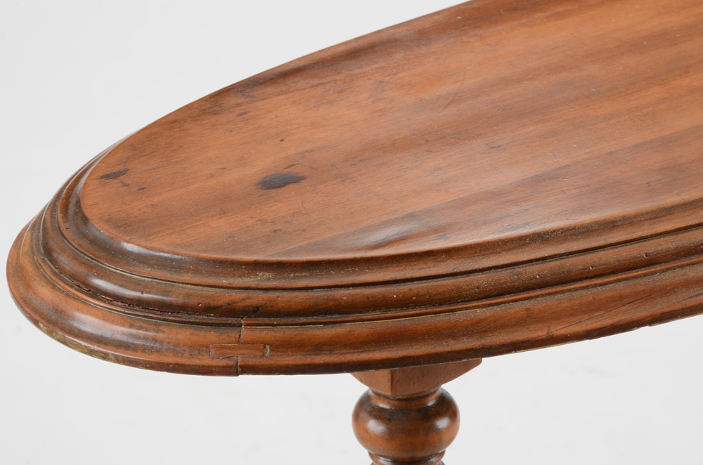 Vintage Oval Console Table