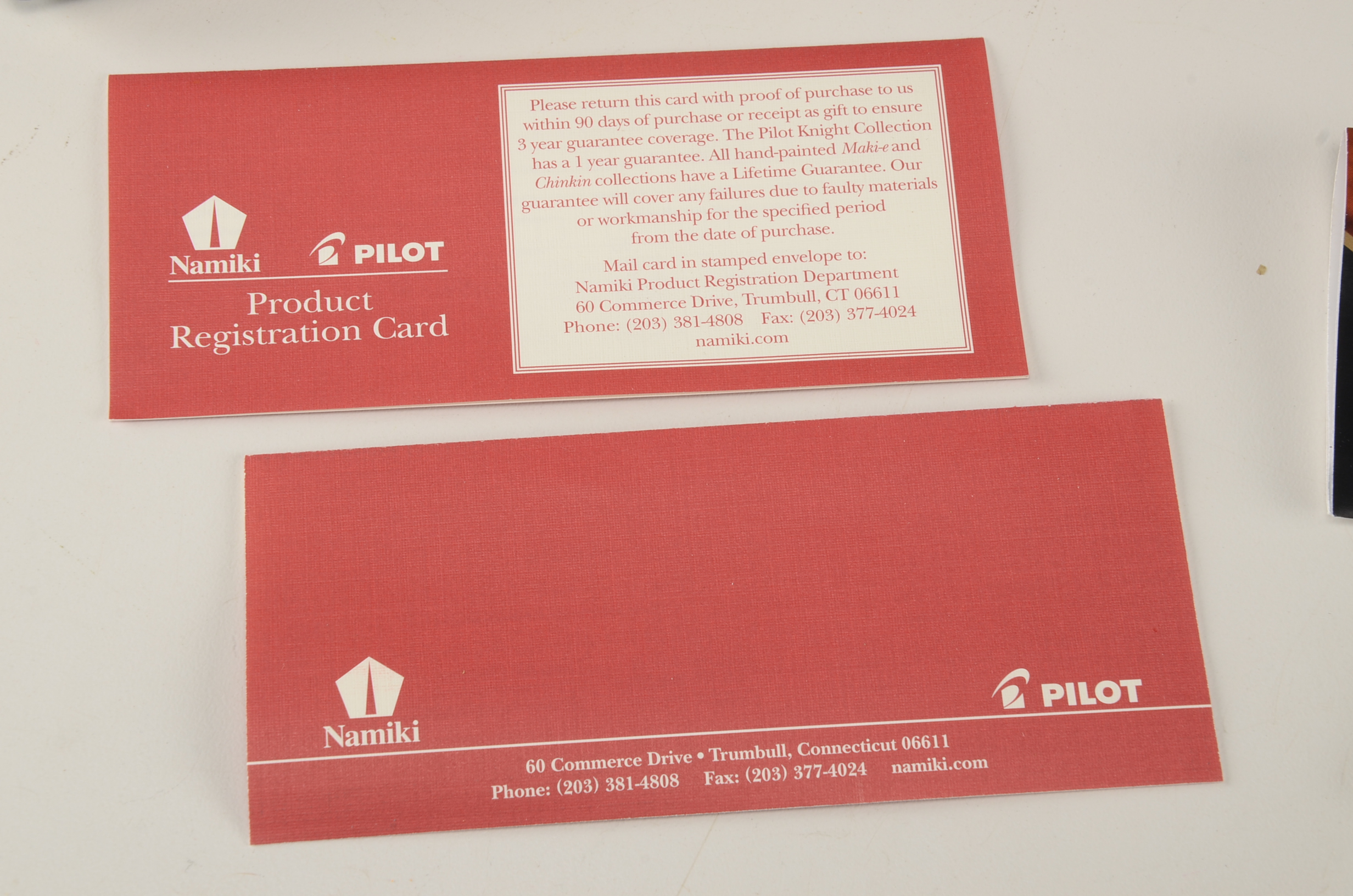 Two Pilot Namiki Fountain Pens