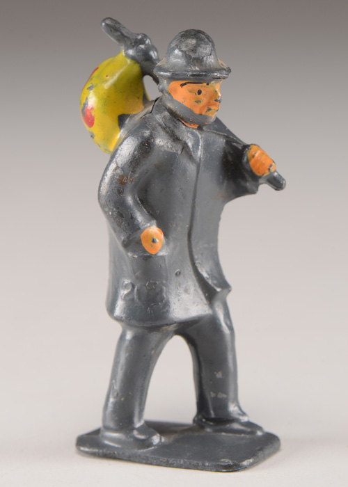 Vintage Pair of Lead Toy Figurines Including a Manoil Figurine