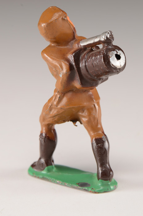 Vintage Manoil Lead Toy Figurine "Aviator Carrying a Bombsight"