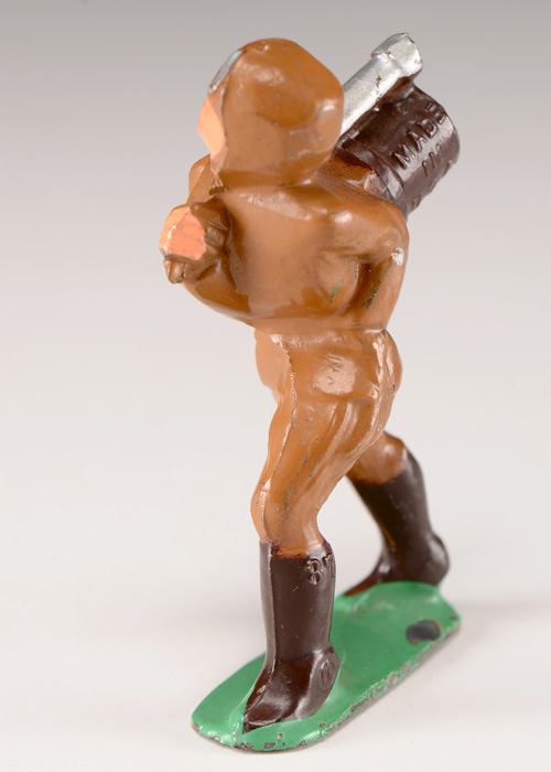 Vintage Manoil Lead Toy Figurine "Aviator Carrying a Bombsight"