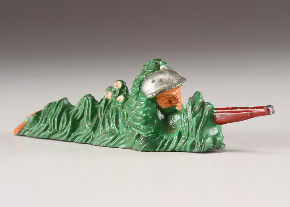 Vintage Manoil Lead Toy Figurine "Camouflage Sharpshooter"