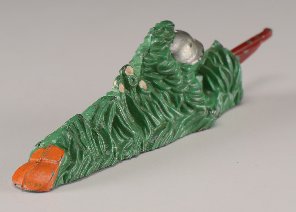 Vintage Manoil Lead Toy Figurine "Camouflage Sharpshooter"