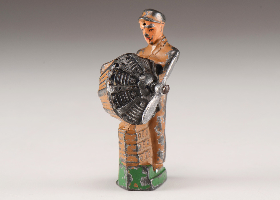 Vintage Barclay Lead Toy Figurine "Airplane Mechanic"