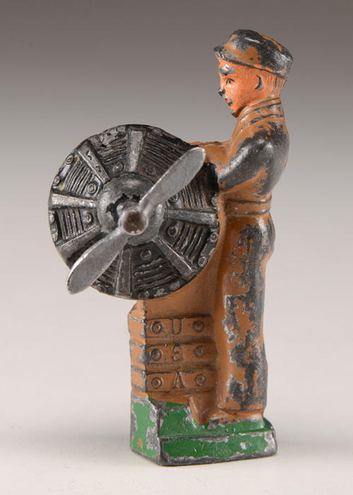 Vintage Barclay Lead Toy Figurine "Airplane Mechanic"