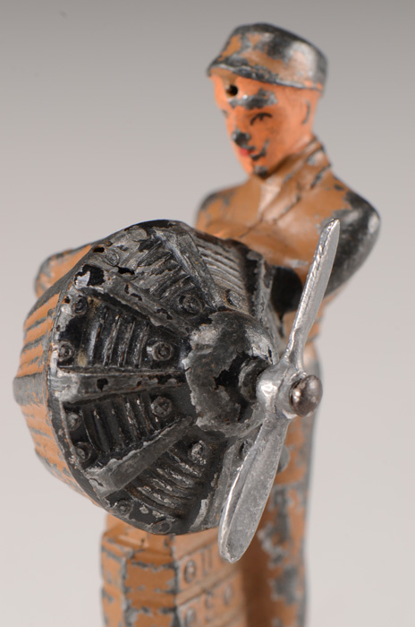 Vintage Barclay Lead Toy Figurine "Airplane Mechanic"