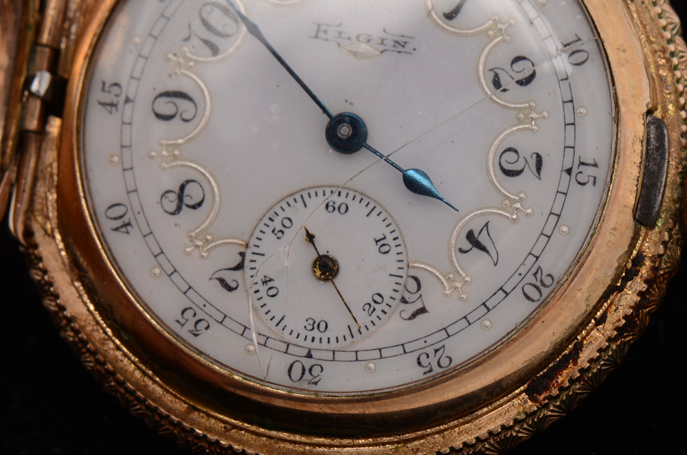 Antique 14K Gold Filled Elgin Pocket Watch