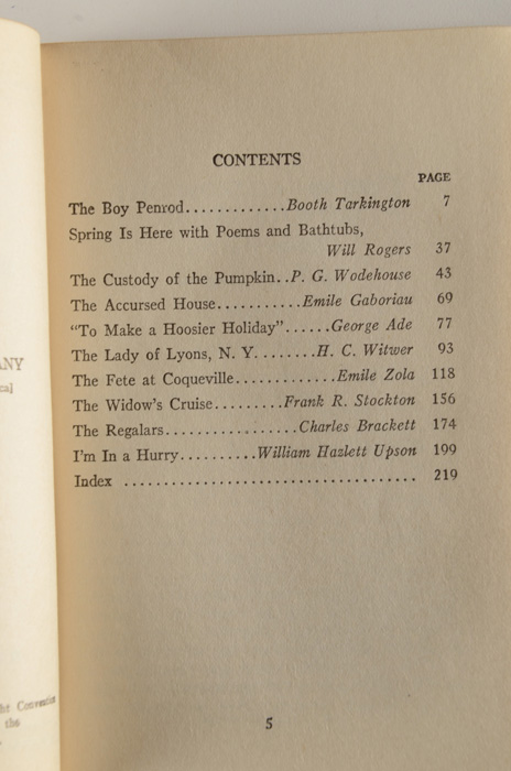 Collection of Vintage Fiction Books