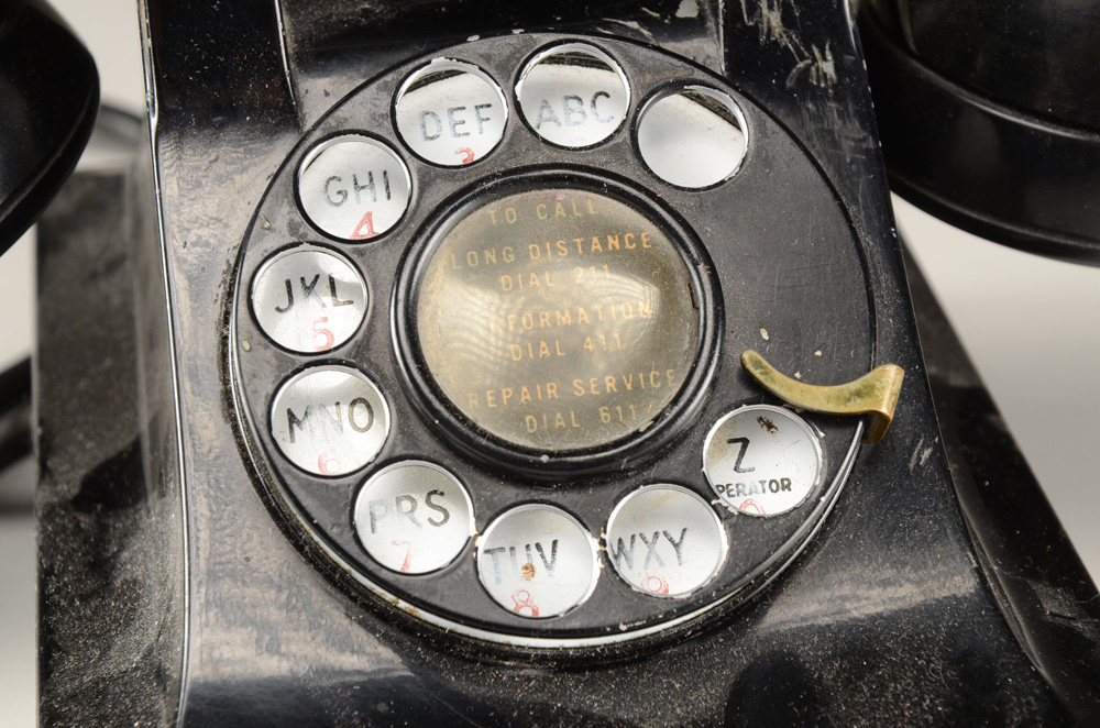 Two Western Electric Rotary Cradle Telephones