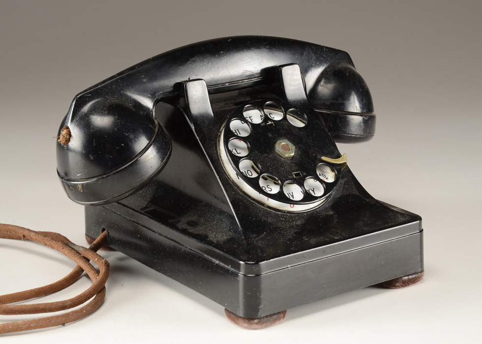 Two Western Electric Rotary Cradle Telephones