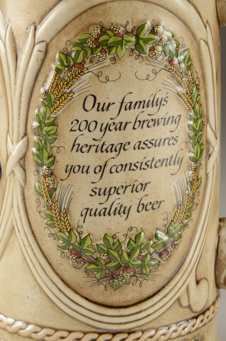 Six Stroh's Brewery Collector Steins