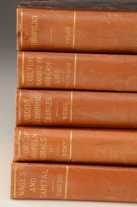 Antique D. Appleton and Company Leather Bound Books