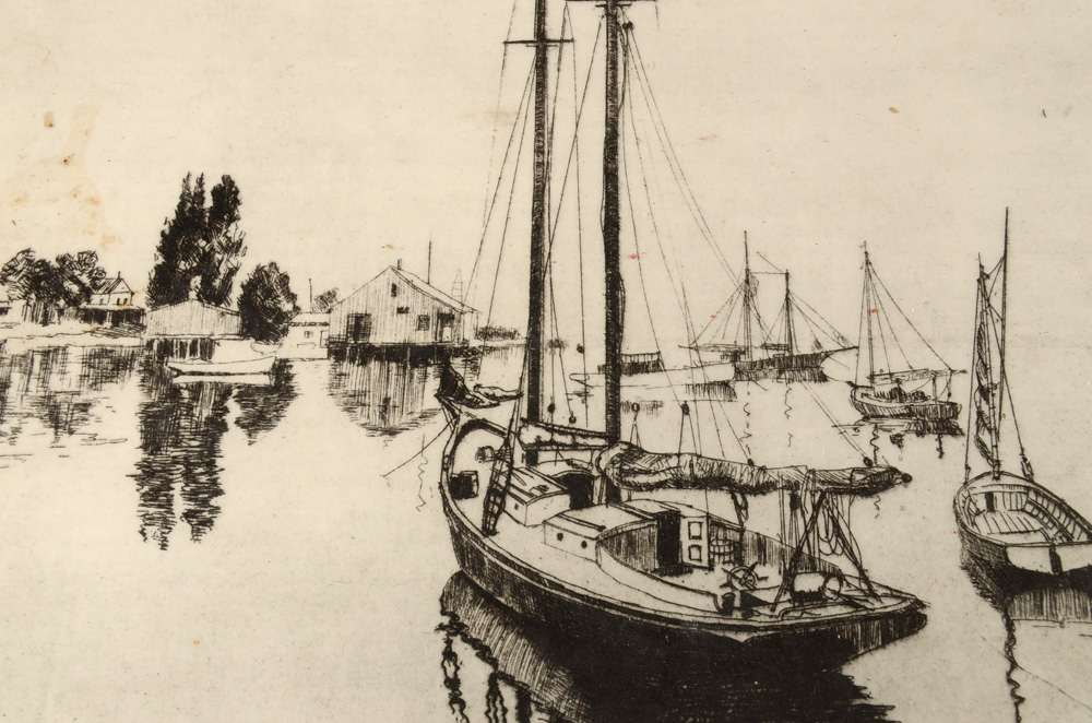 Grouping of Three Placemats By Lionel Barrymore