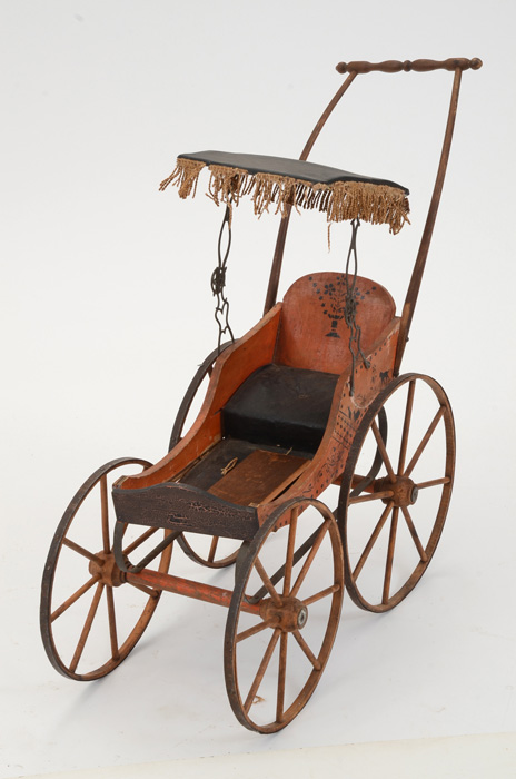 Antique Doll Push Carriage