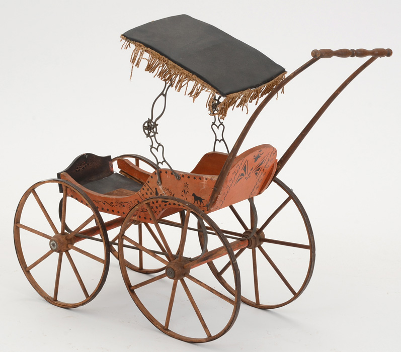 Antique Doll Push Carriage
