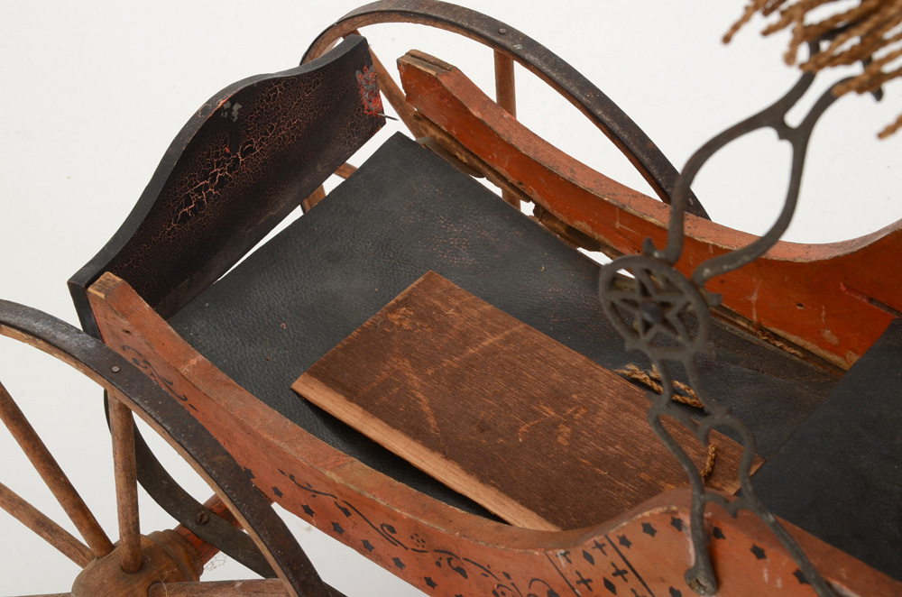 Antique Doll Push Carriage