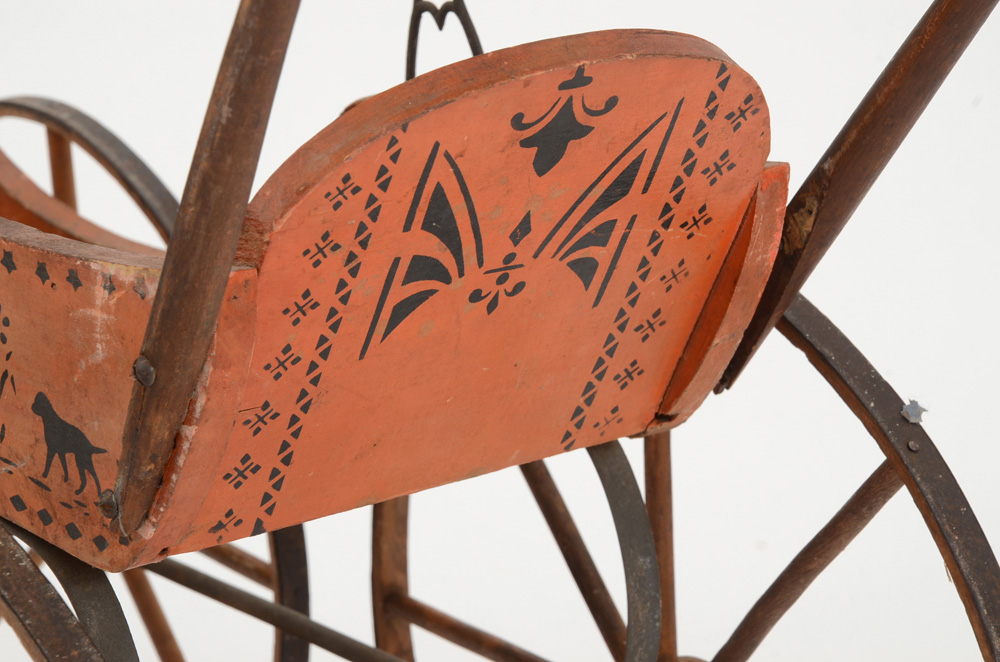 Antique Doll Push Carriage