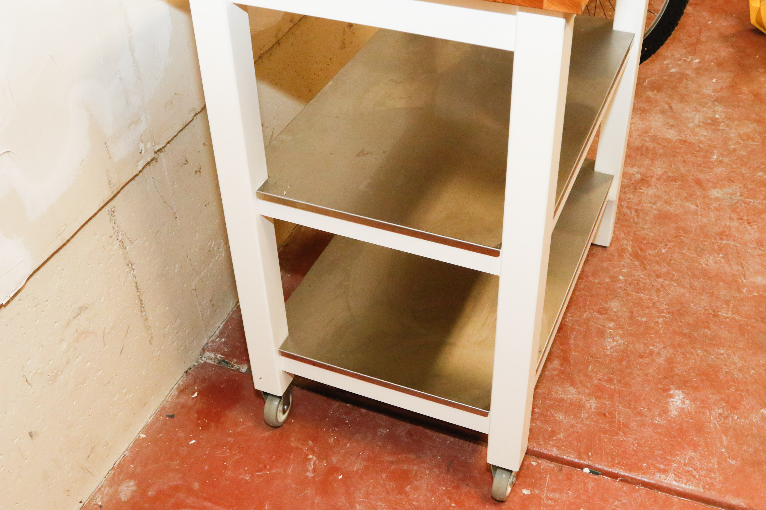 IKEA Stenstorp Butcher Block Kitchen Cart