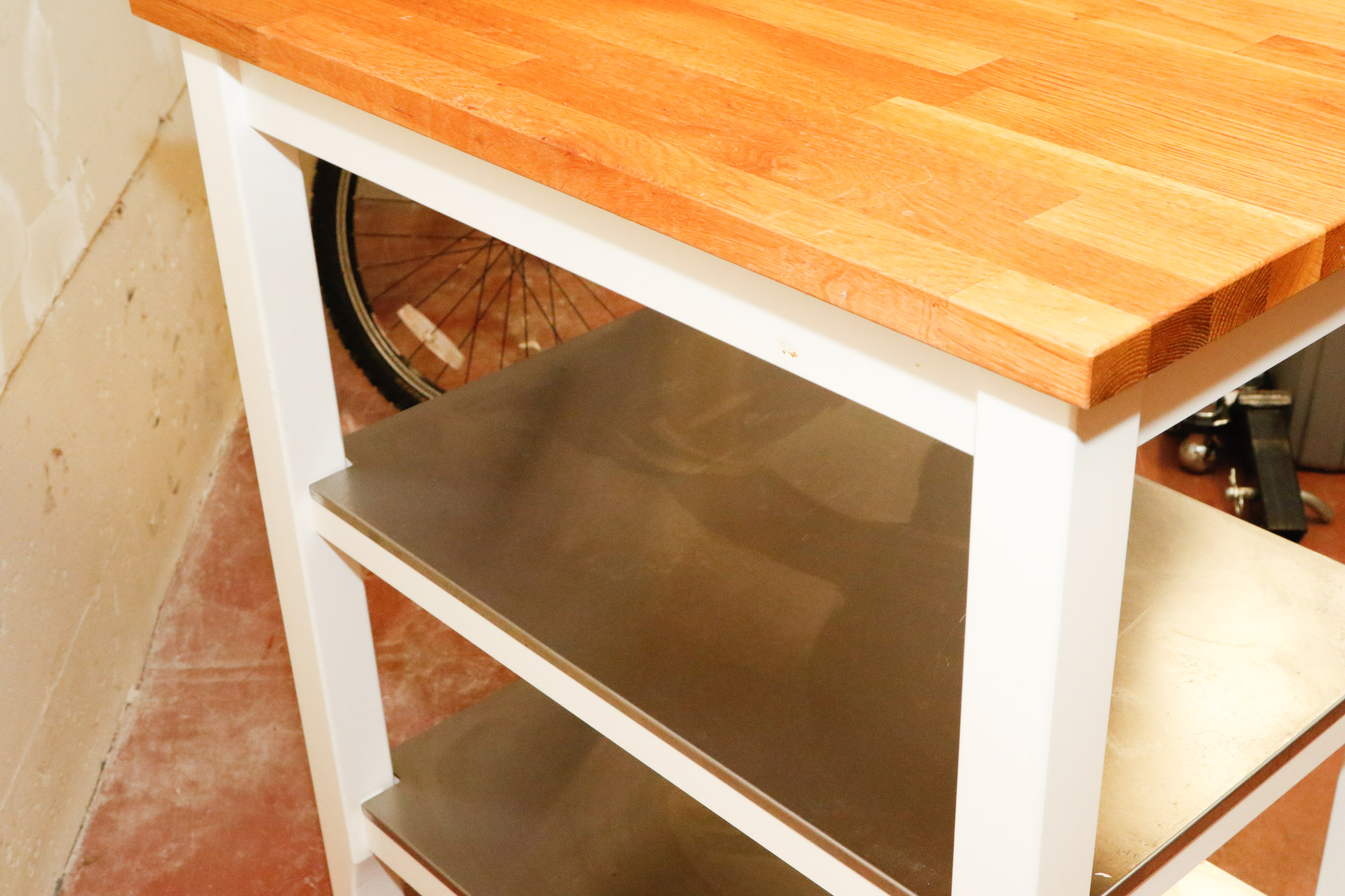 IKEA Stenstorp Butcher Block Kitchen Cart