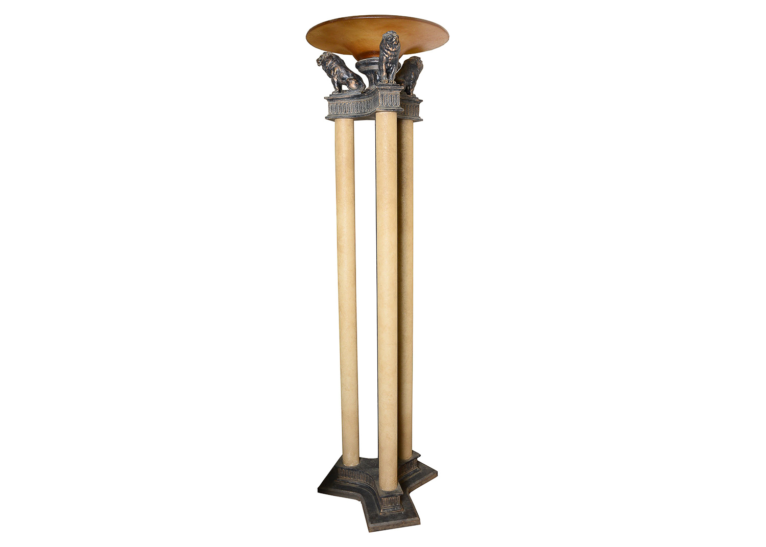Lion Motif Floor Lamp