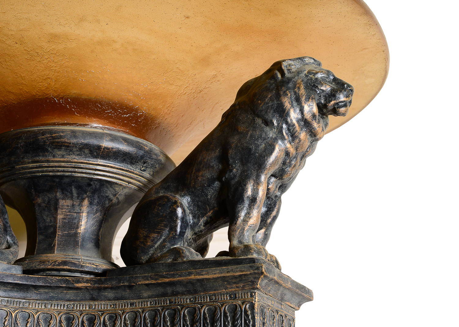 Lion Motif Floor Lamp