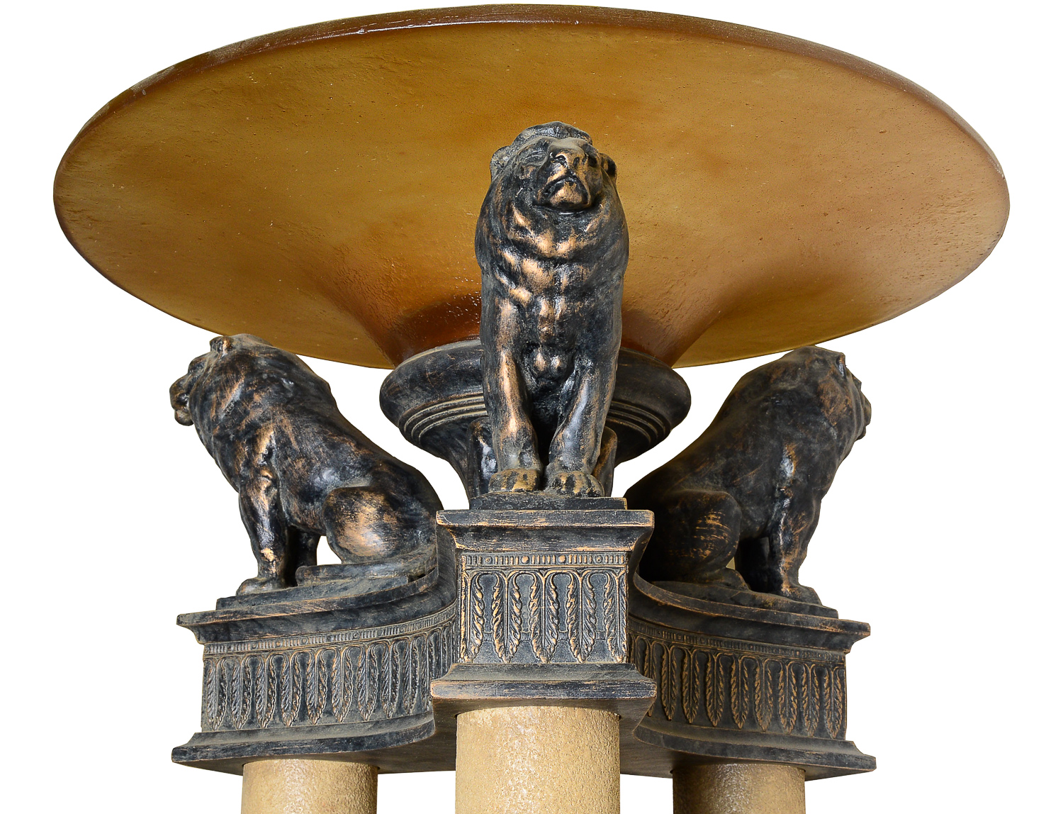Lion Motif Floor Lamp