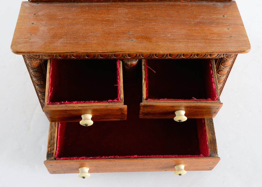 Folk Art Jewelry Chest