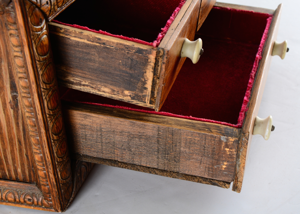 Folk Art Jewelry Chest