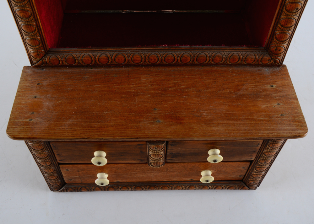 Folk Art Jewelry Chest
