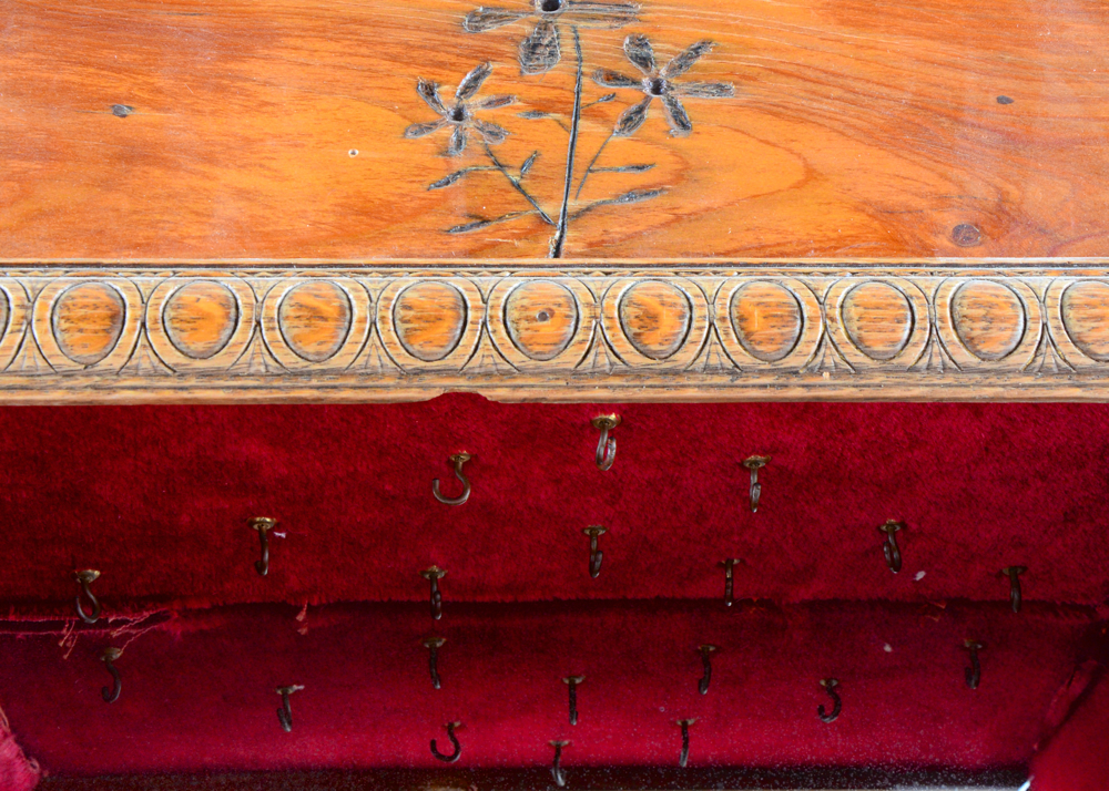 Folk Art Jewelry Chest