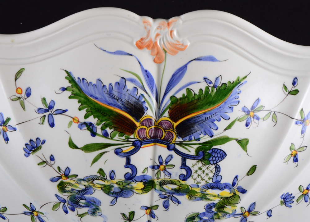 Italian Hand-Painted Wall Pocket Water Spigot