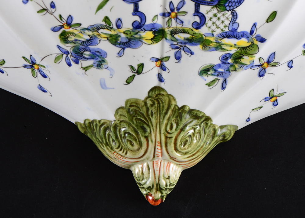 Italian Hand-Painted Wall Pocket Water Spigot