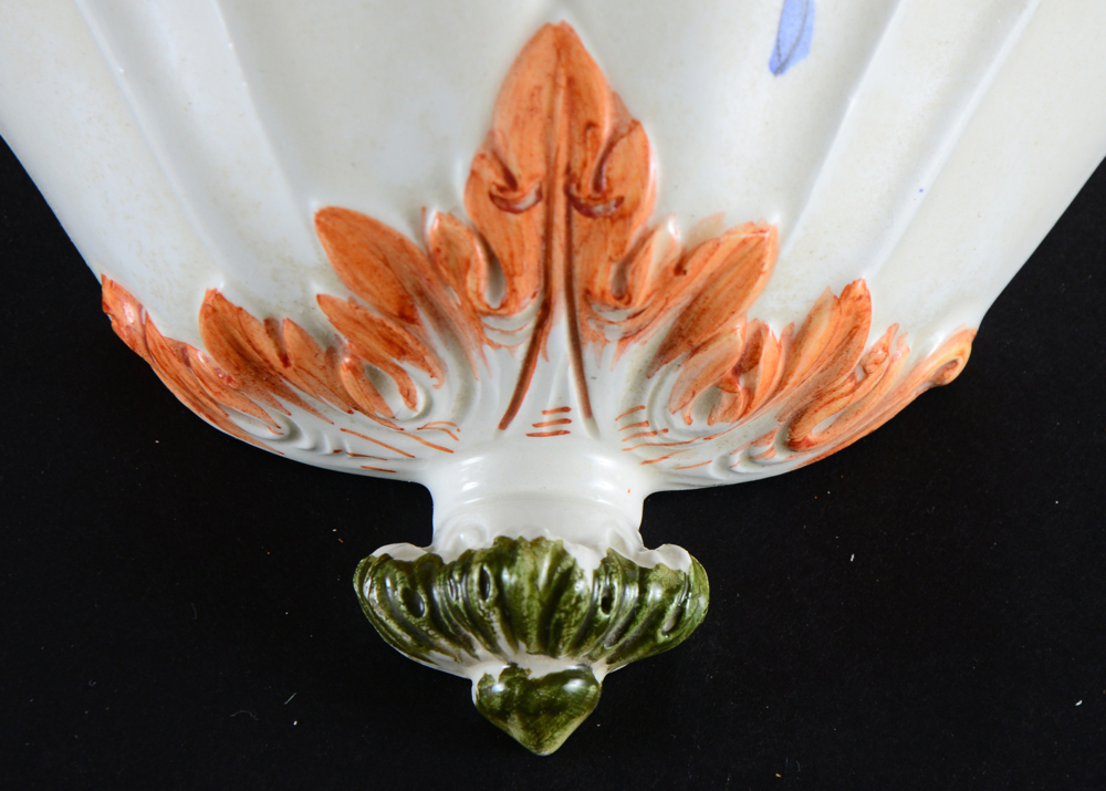 Italian Hand-Painted Wall Pocket Water Spigot