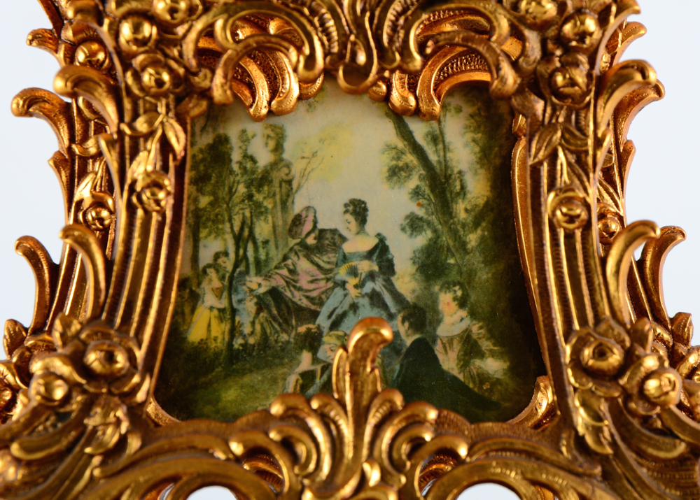 French Rococo Style Mantel Clock