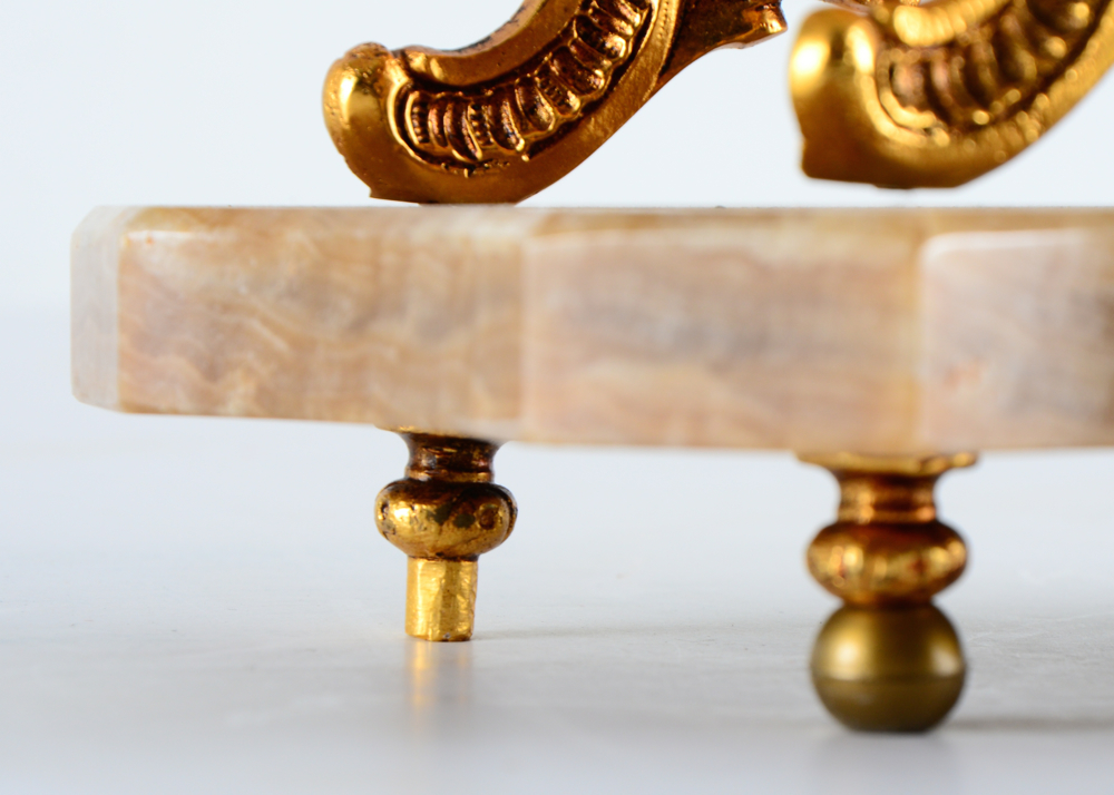 French Rococo Style Mantel Clock