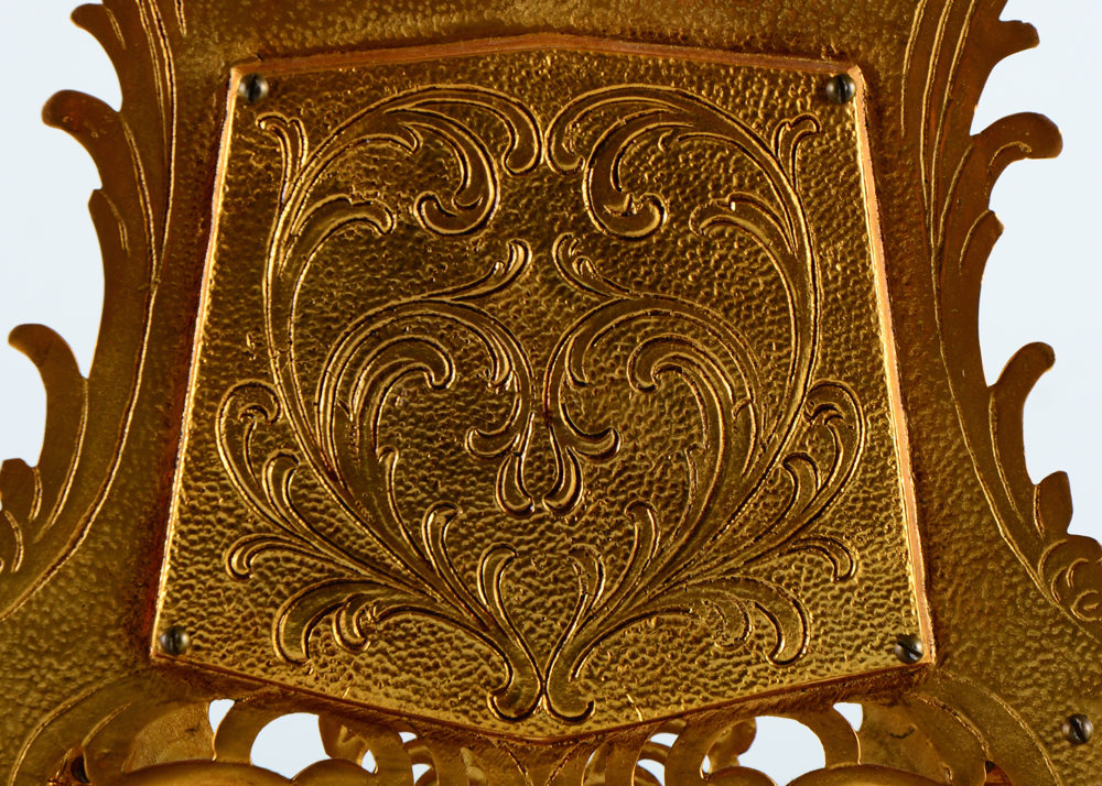 French Rococo Style Mantel Clock