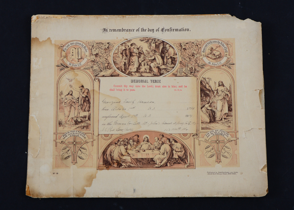 Pair of Antique Certificates