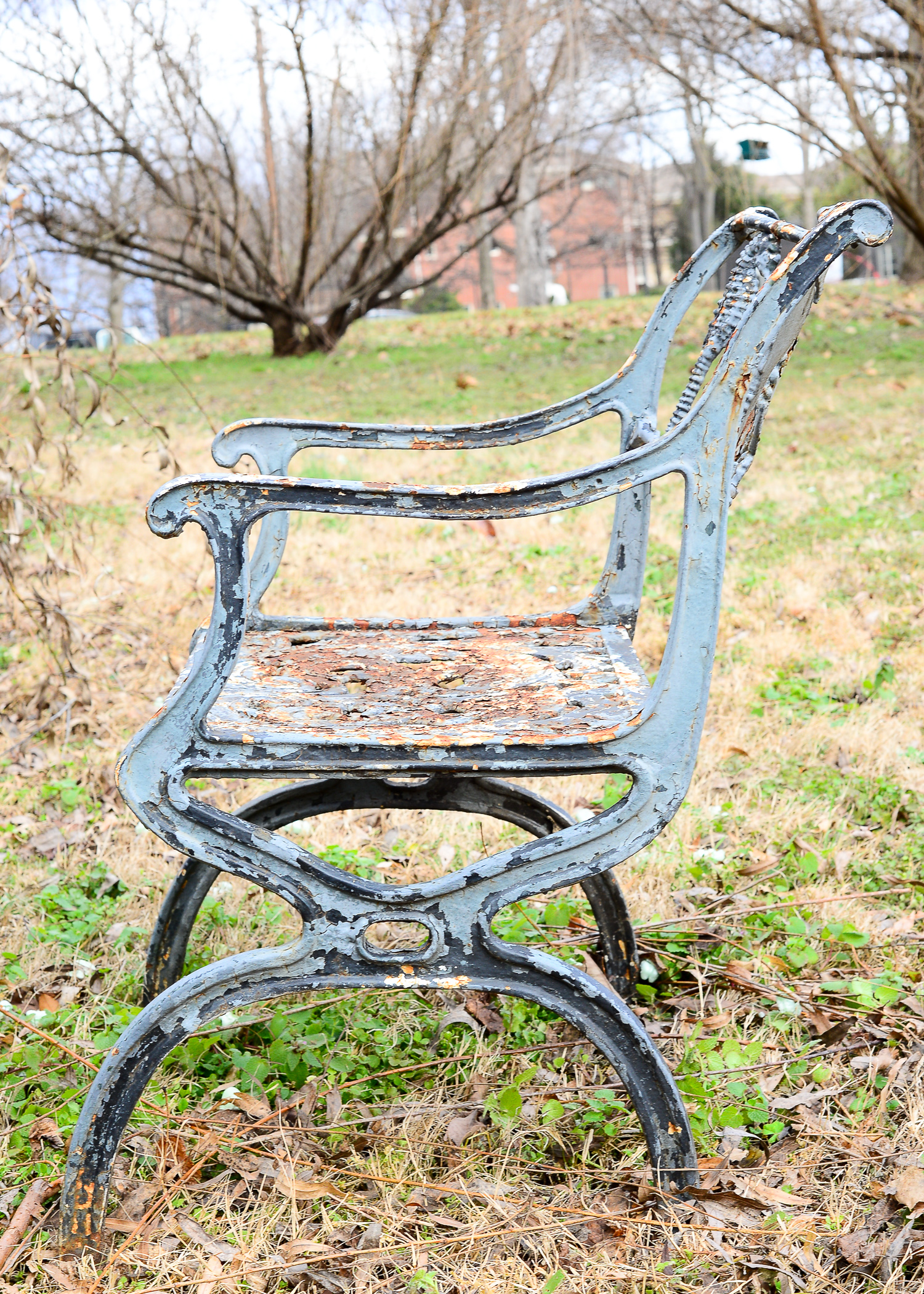 1940s Hollywood Regency Cast Aluminum Patio Chairs by Molla