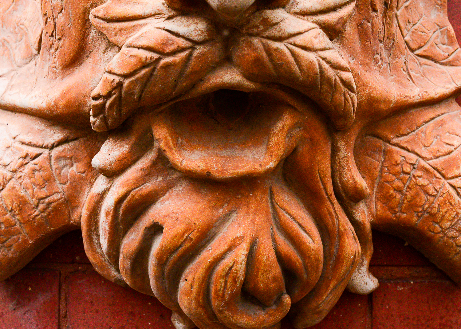 Green Man Garden Wall Plaque