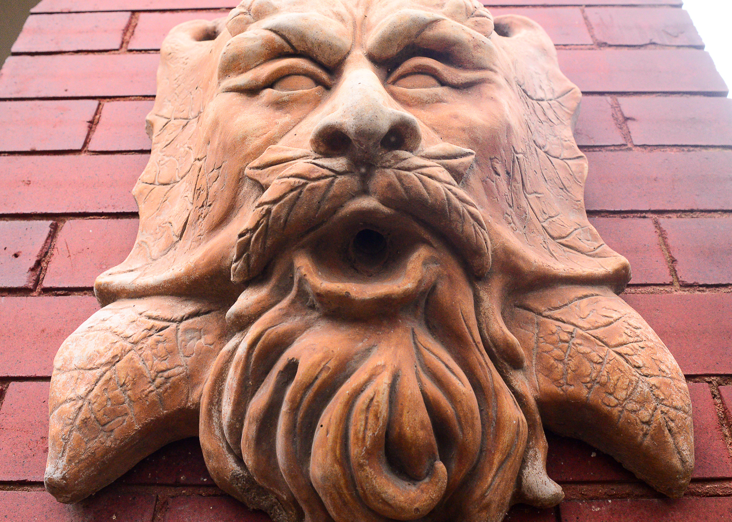 Green Man Garden Wall Plaque